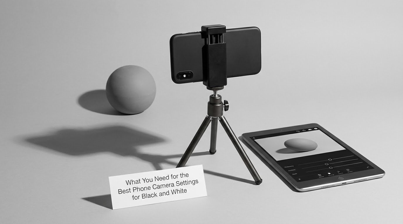 What You Need for the Best Phone Camera Settings for Black and White
