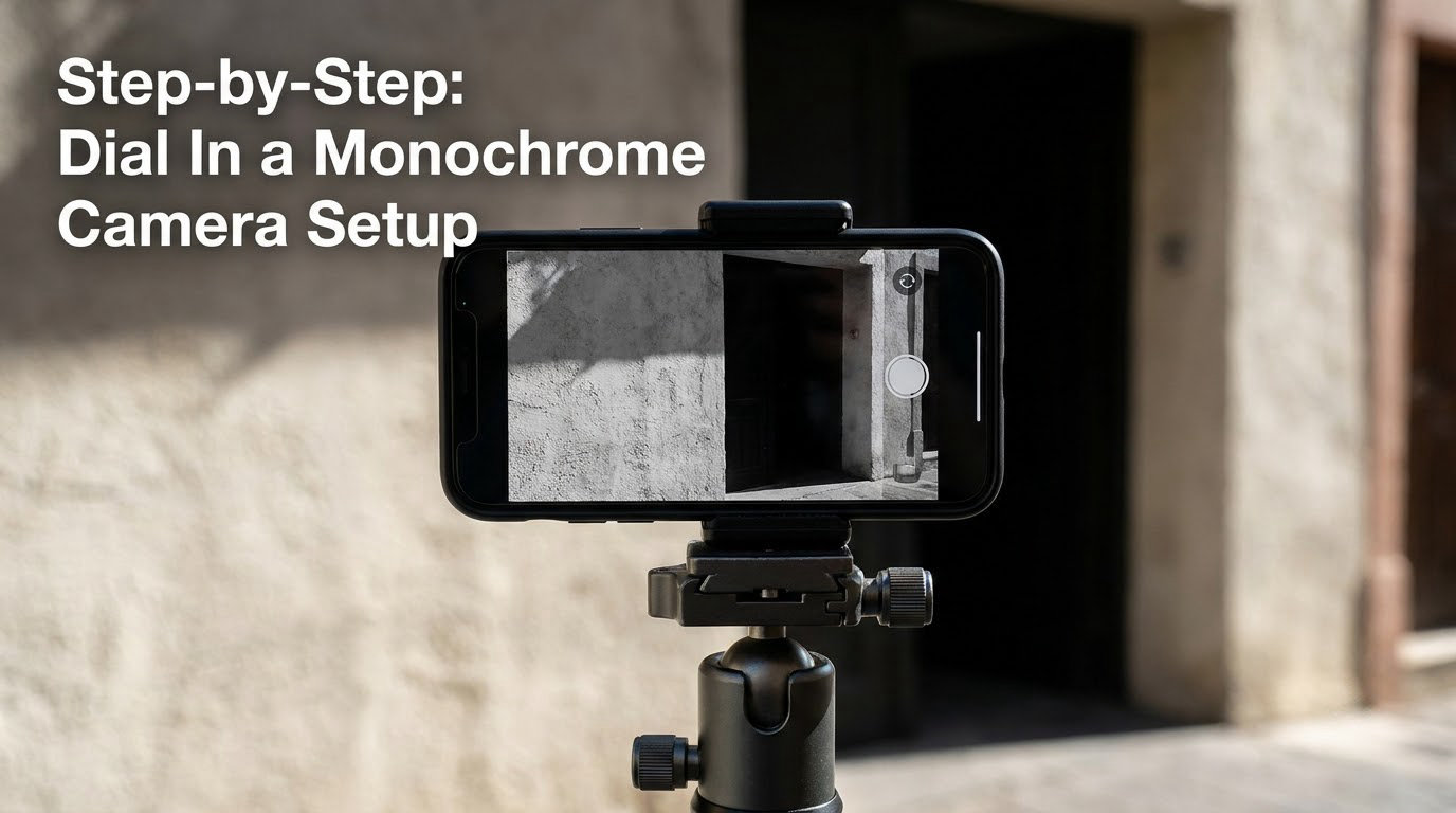 Step-by-Step: Dial In a Monochrome Camera Setup