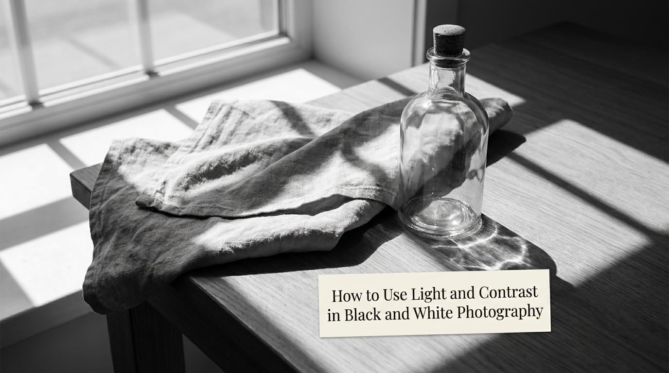 How to Use Light and Contrast in Black and White Photography