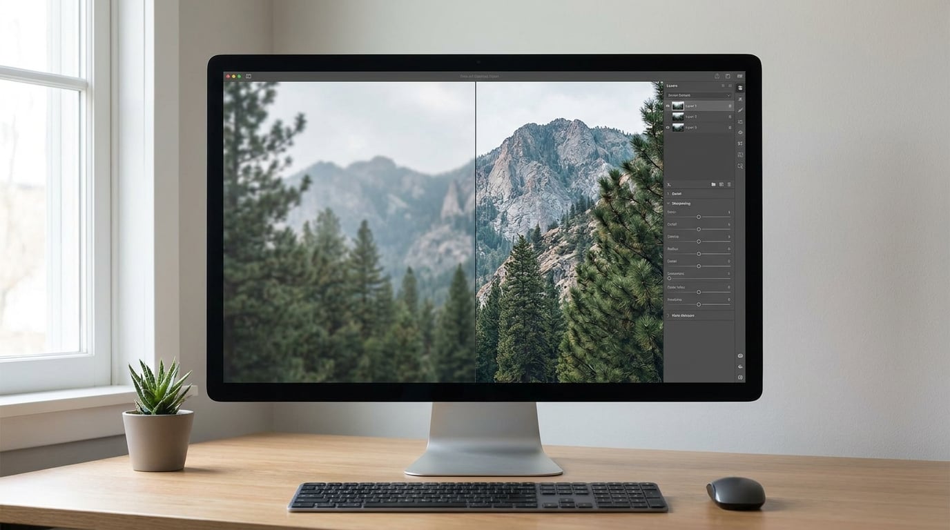 how to sharpen photos the right way