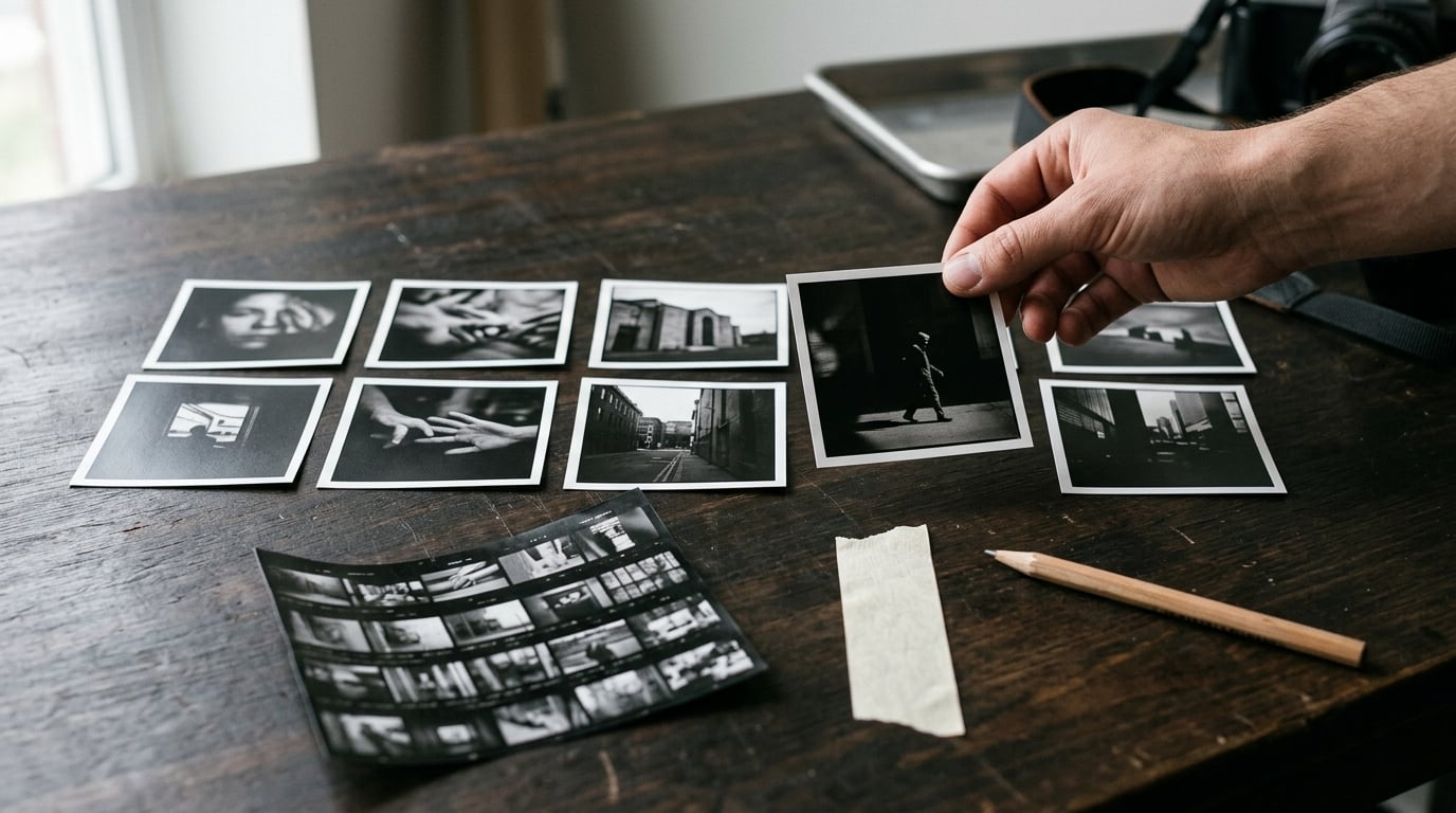 how to sequence photos in a series
