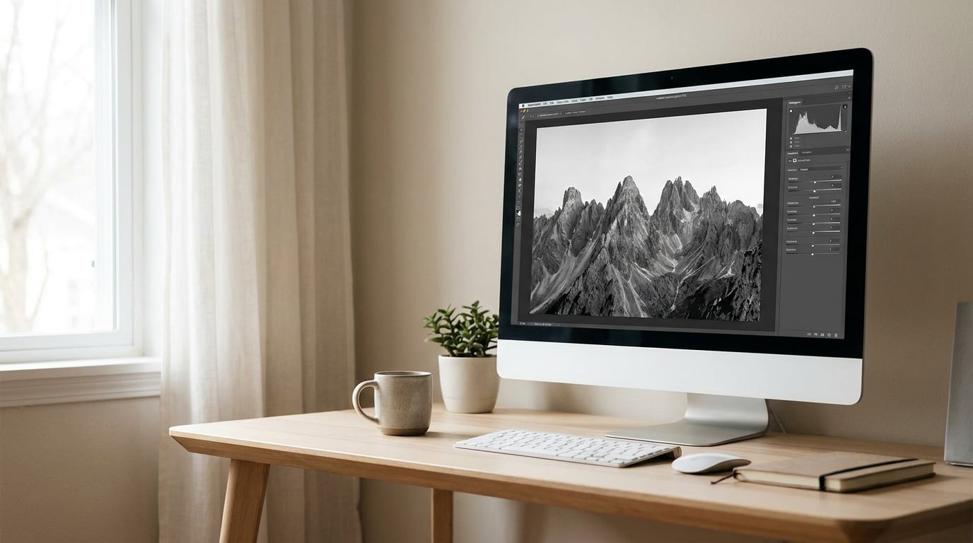 how to edit black and white photos in lightroom