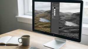 how to convert a photo to black and white in photoshop