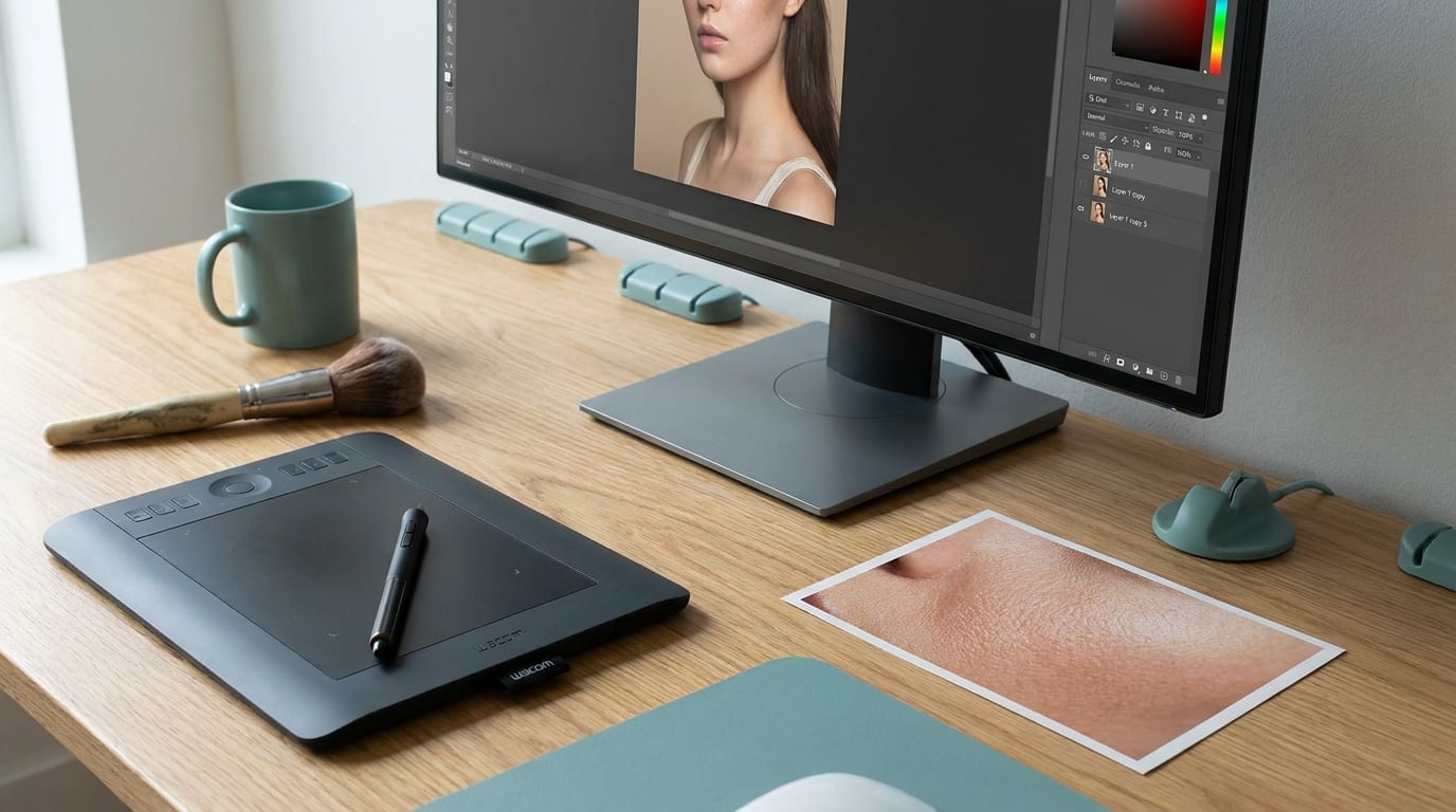 how to use frequency separation for portraits