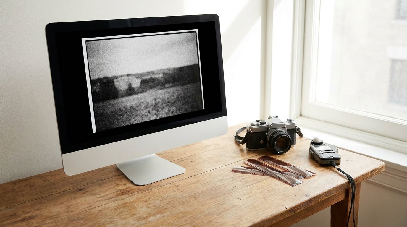 how to add film grain to digital photos