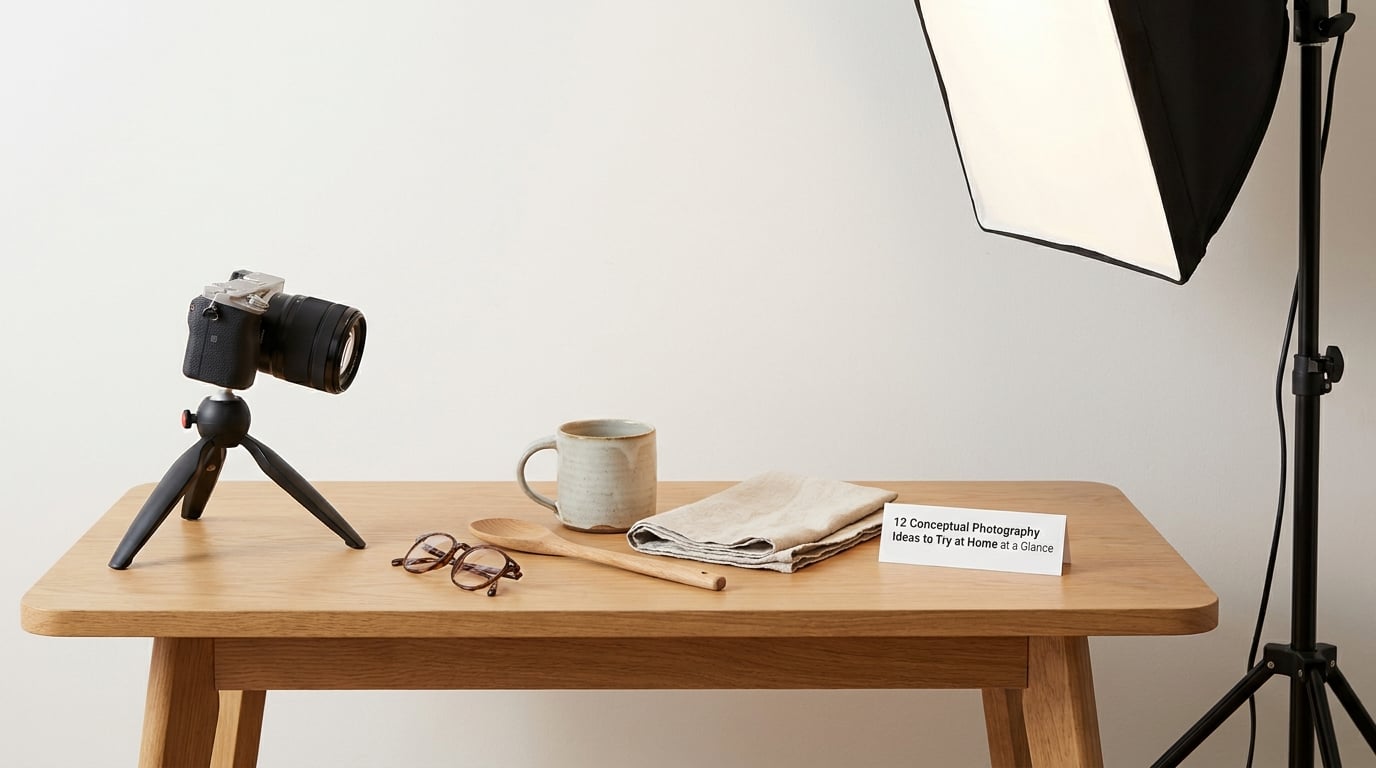 12 Conceptual Photography Ideas to Try at Home at a Glance