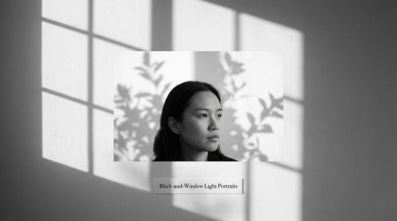 Black-and-Window Light Portraits