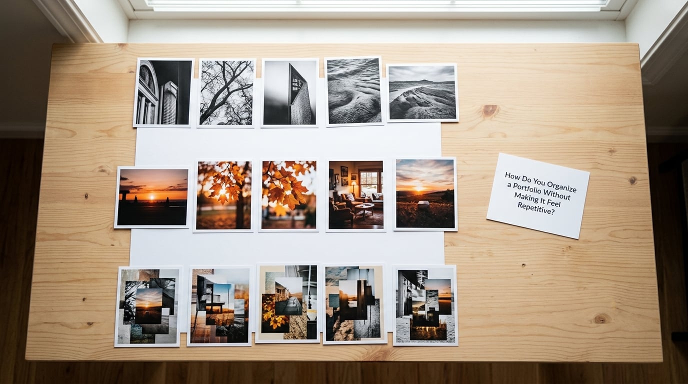 How Do You Organize a Portfolio Without Making It Feel Repetitive?