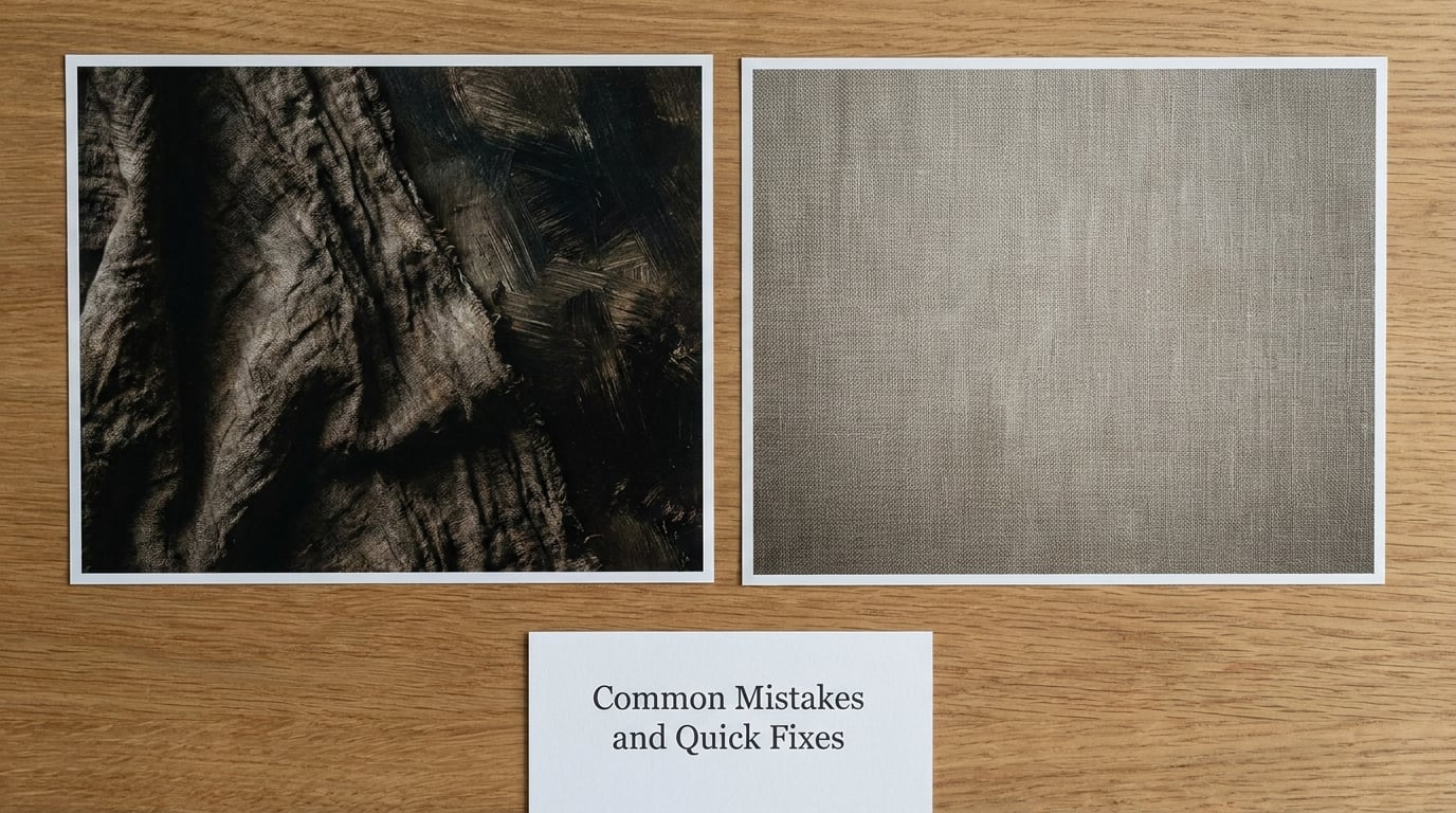 Common Mistakes and Quick Fixes