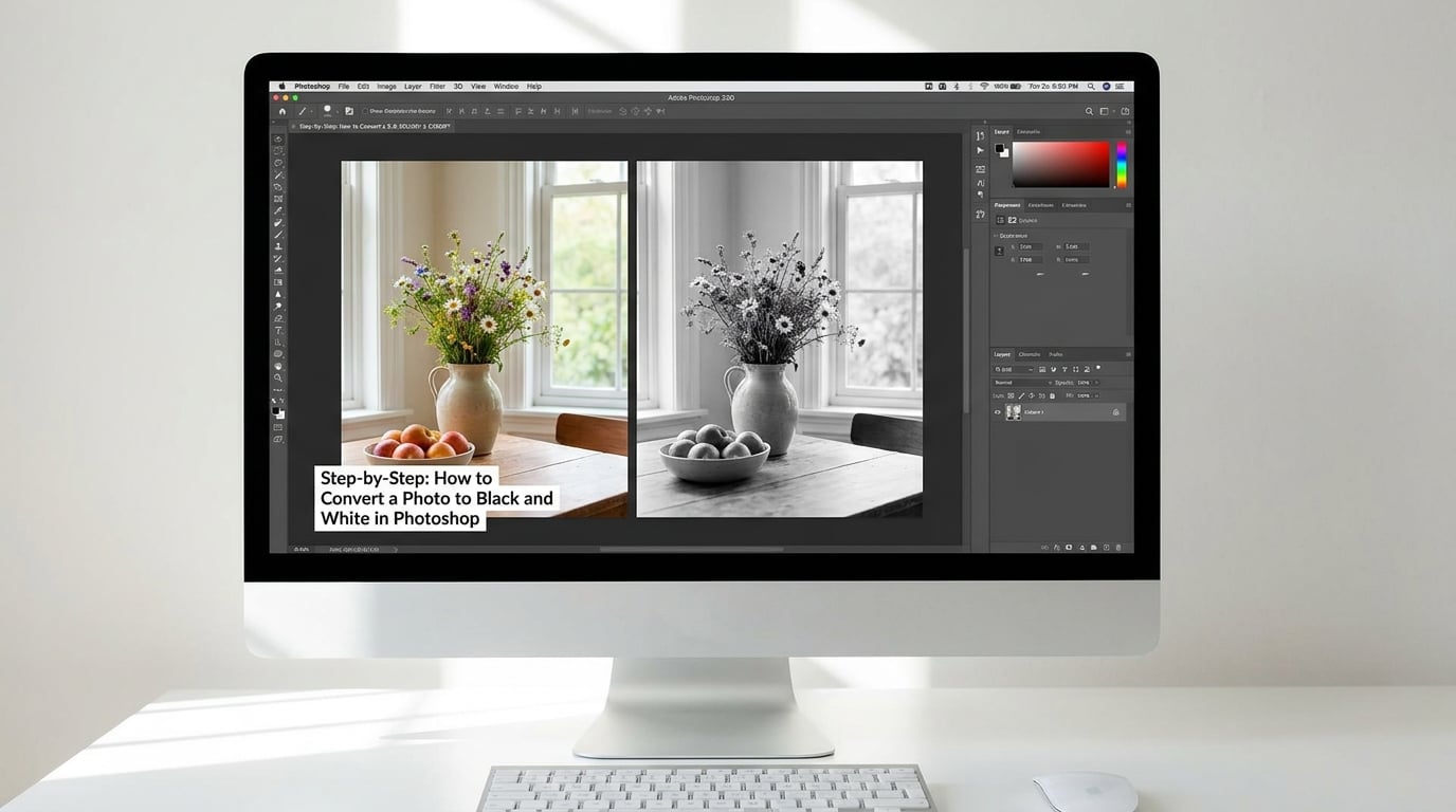 Step-by-Step: How to Convert a Photo to Black and White in Photoshop