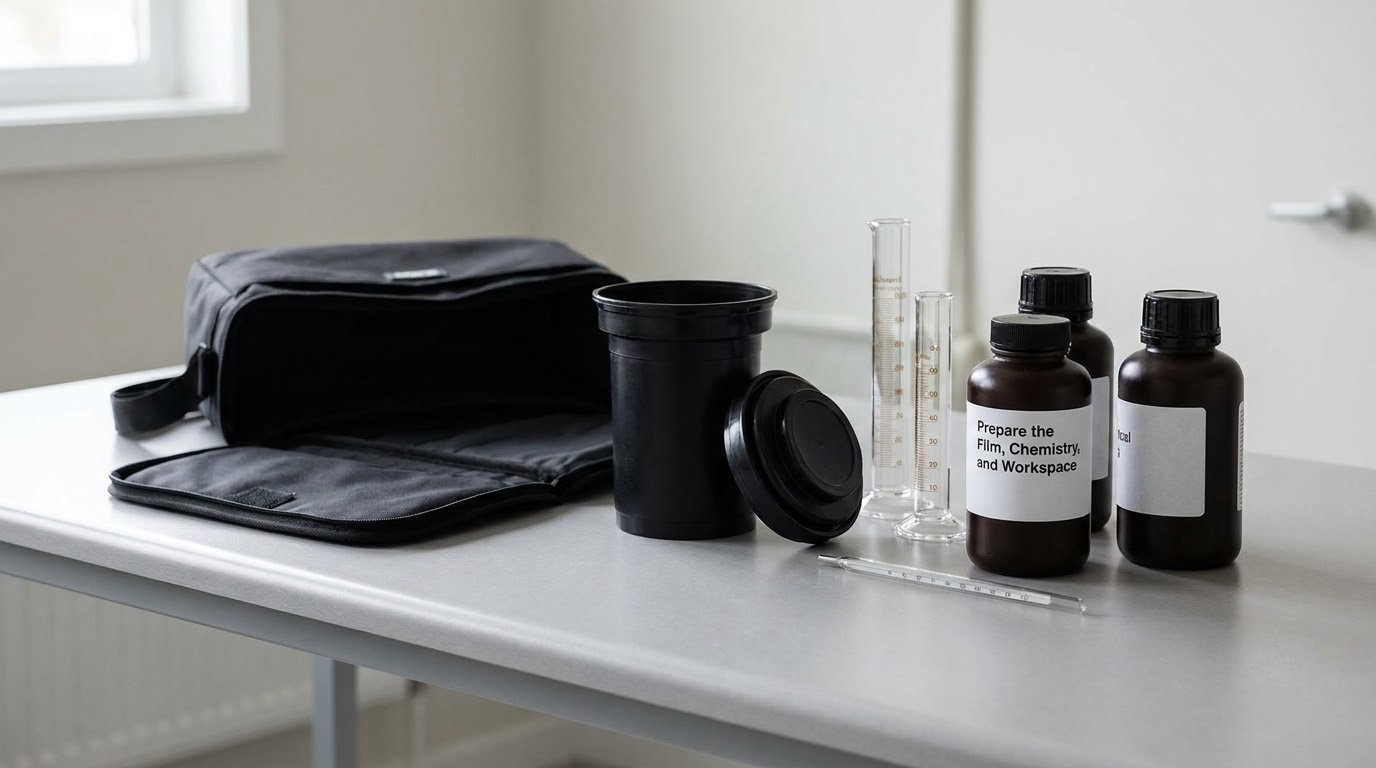 Prepare the Film, Chemistry, and Workspace