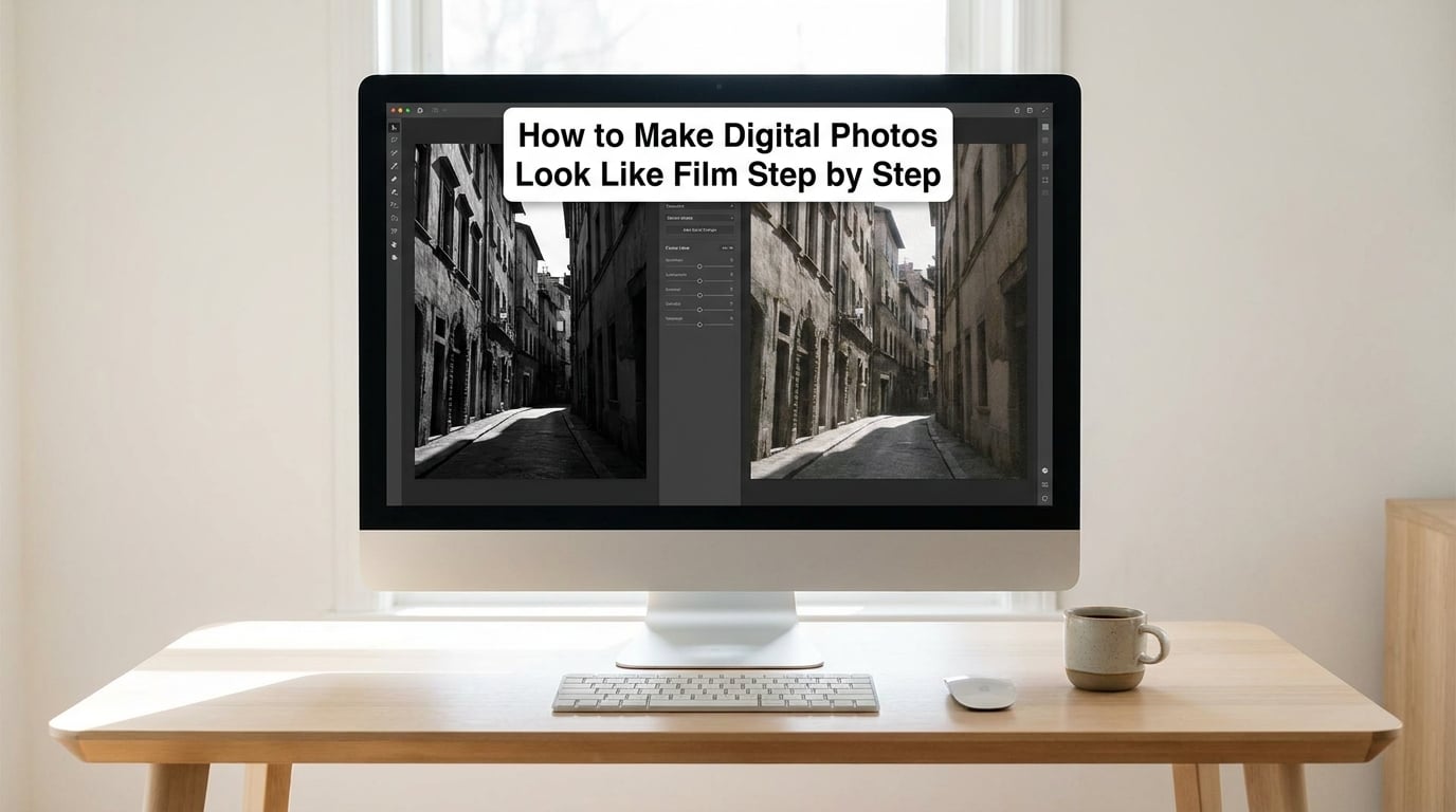 How to Make Digital Photos Look Like Film Step by Step