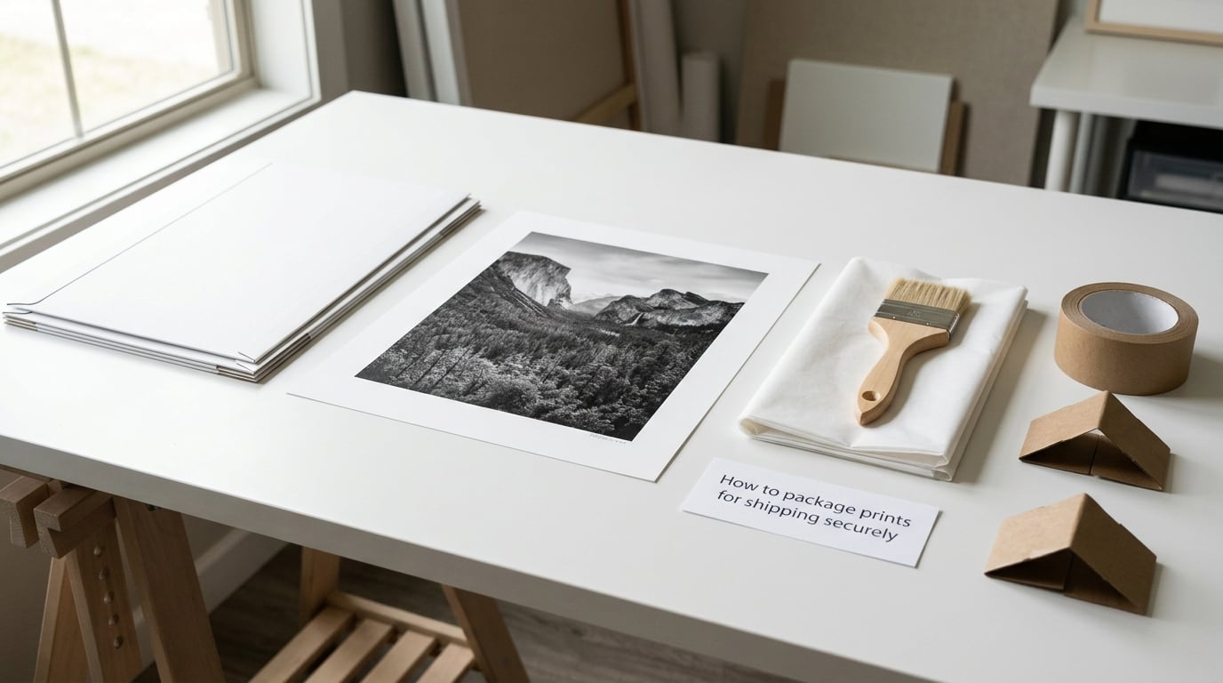 How to package prints for shipping securely