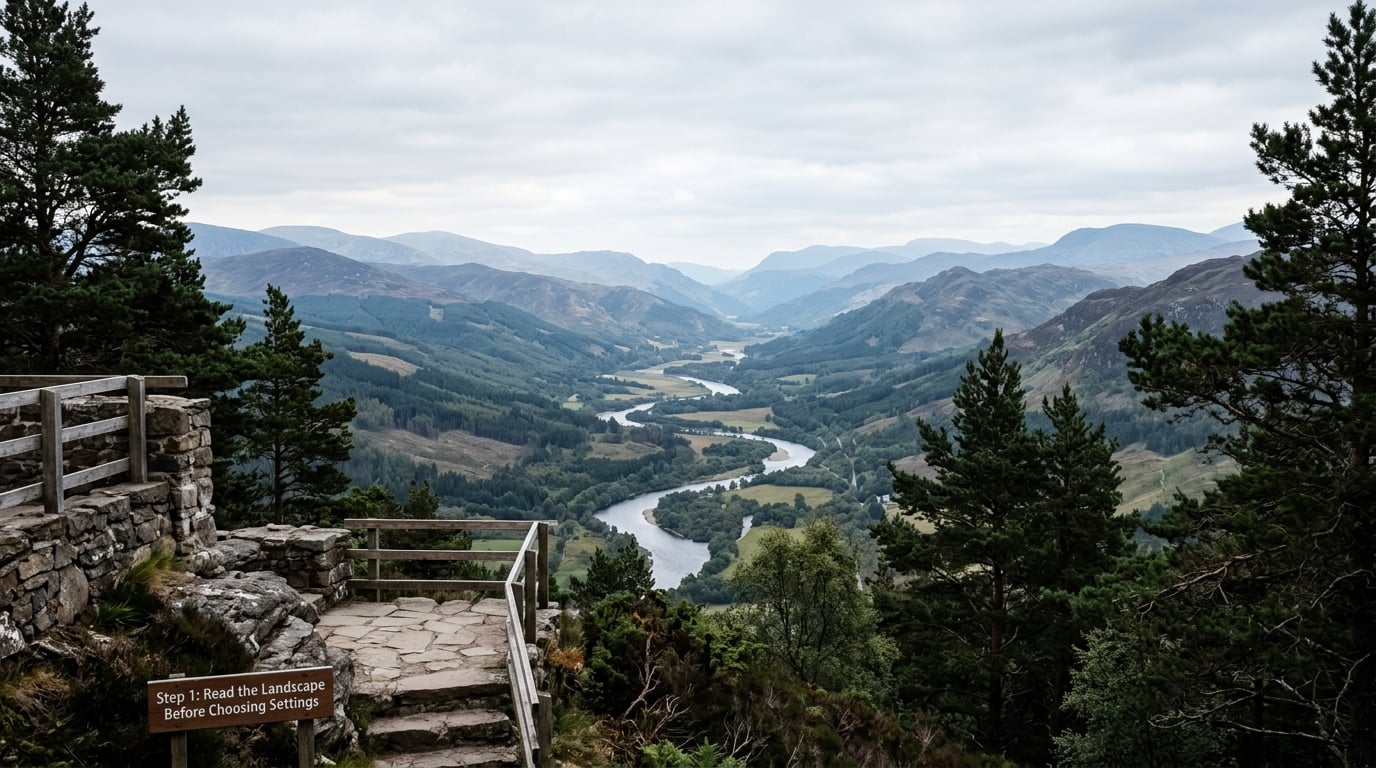 Step 1: Read the Landscape Before Choosing Settings