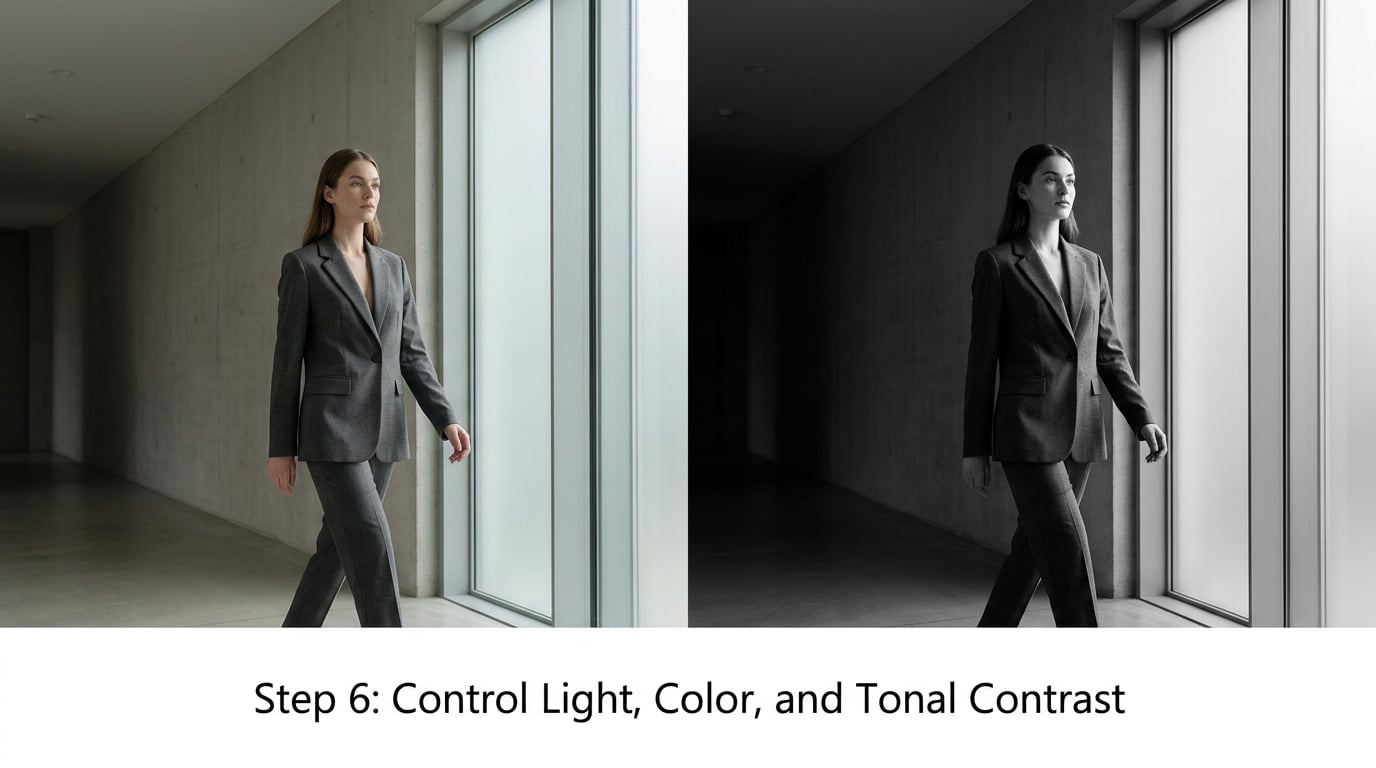 Step 6: Control Light, Color, and Tonal Contrast