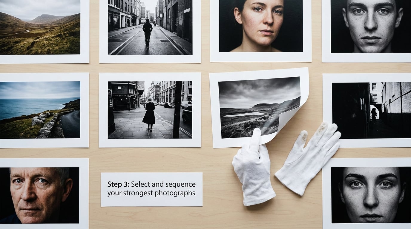 Step 3: Select and sequence your strongest photographs