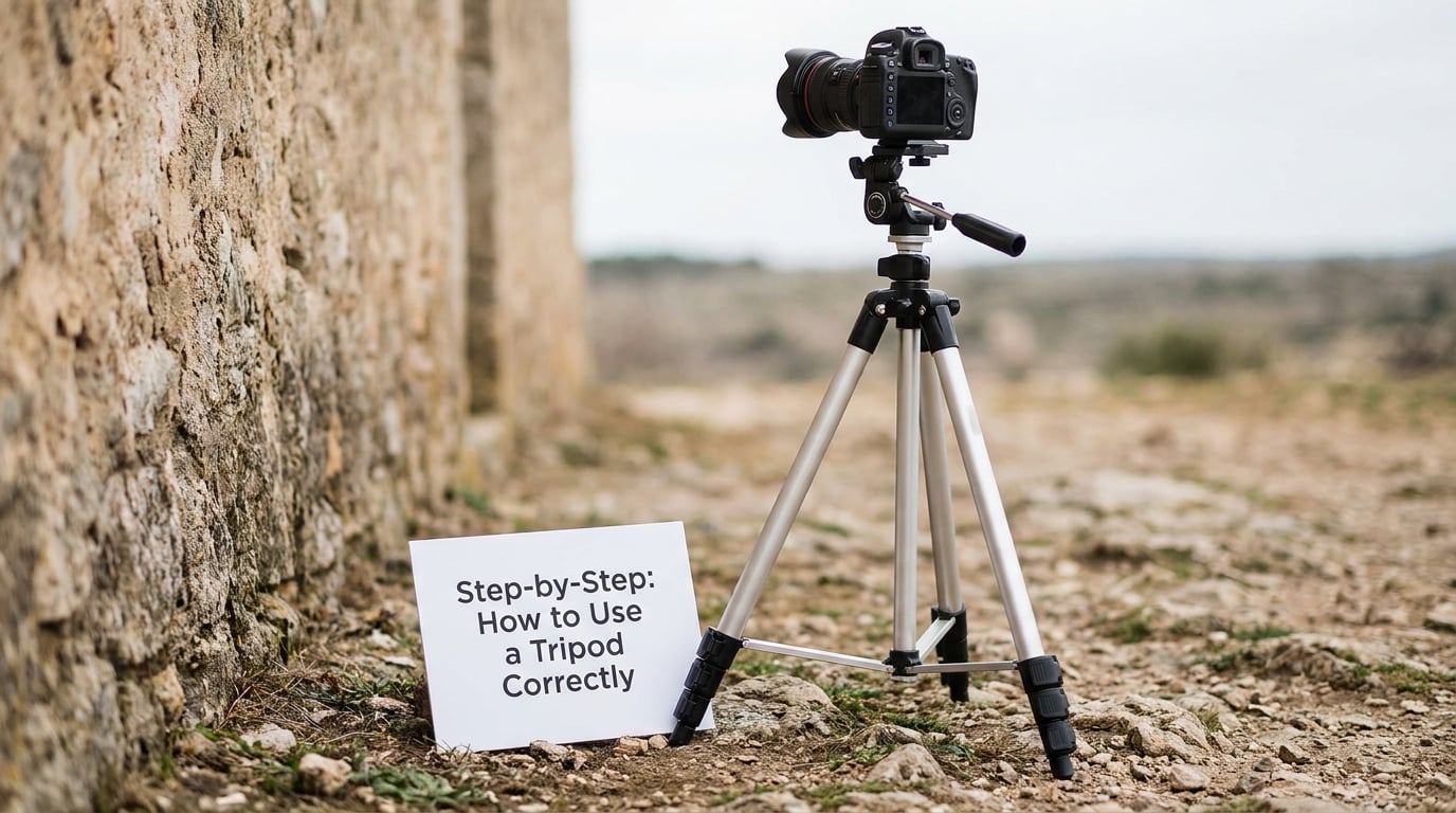 Step-by-Step: How to Use a Tripod Correctly