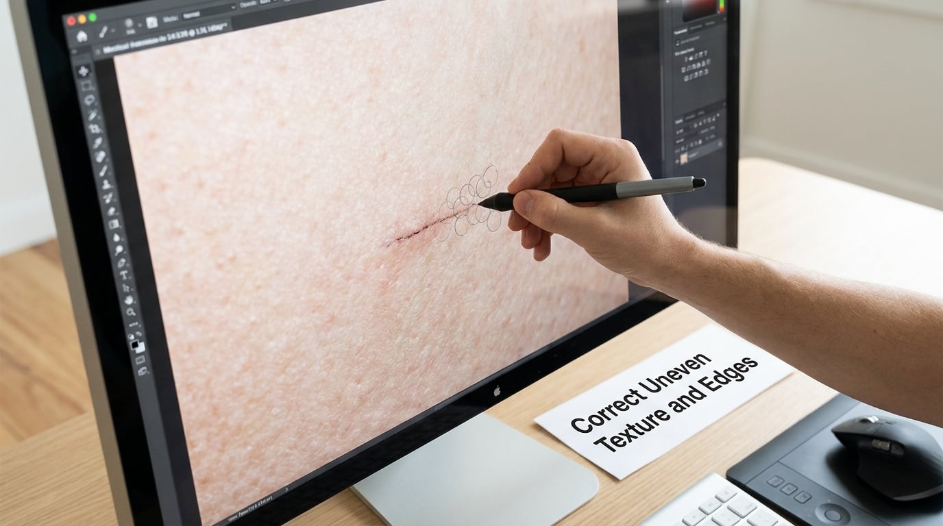 Correct Uneven Texture and Edges
