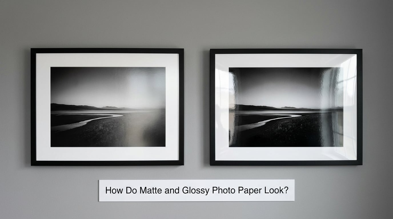 How Do Matte and Glossy Photo Paper Look?