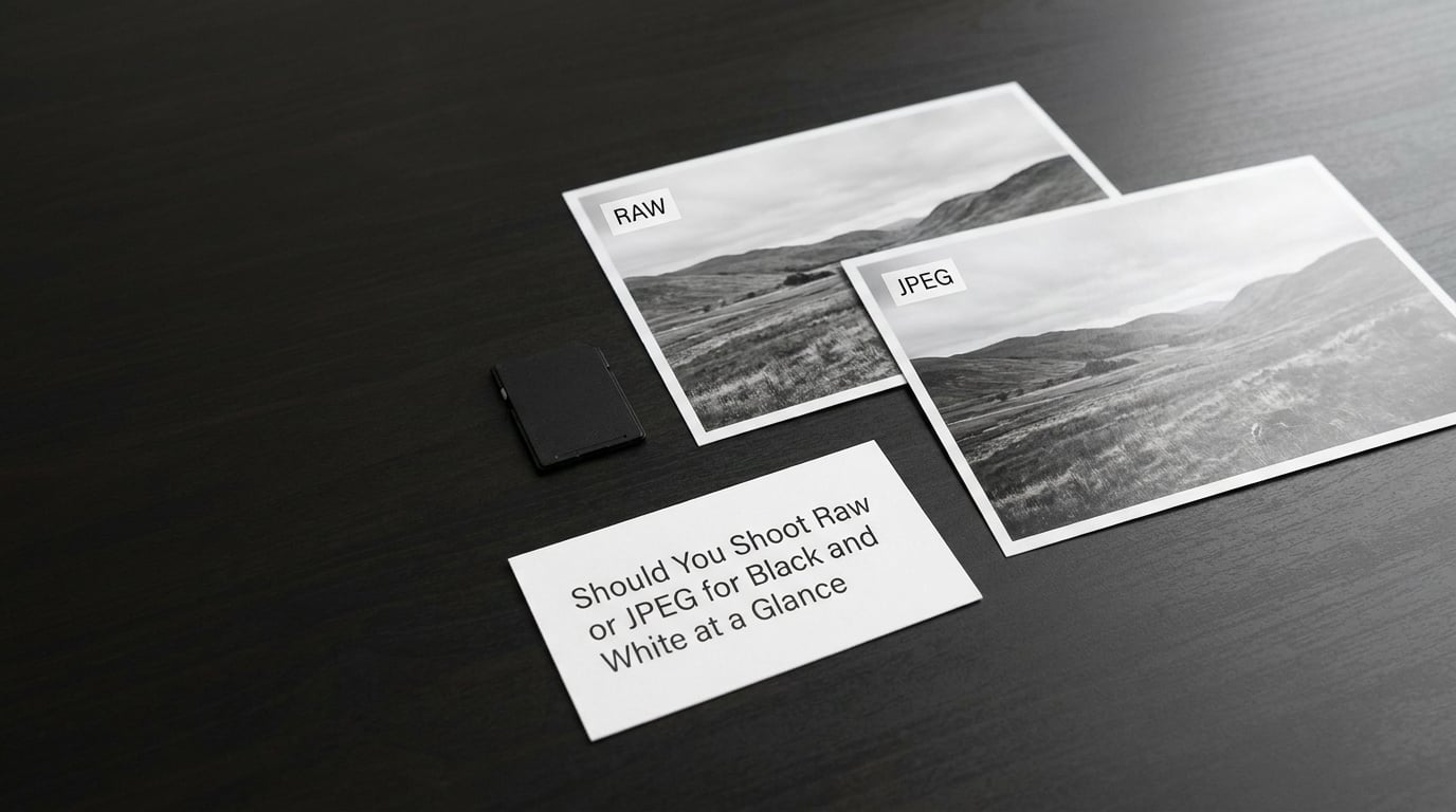 Should You Shoot Raw or JPEG for Black and White at a Glance