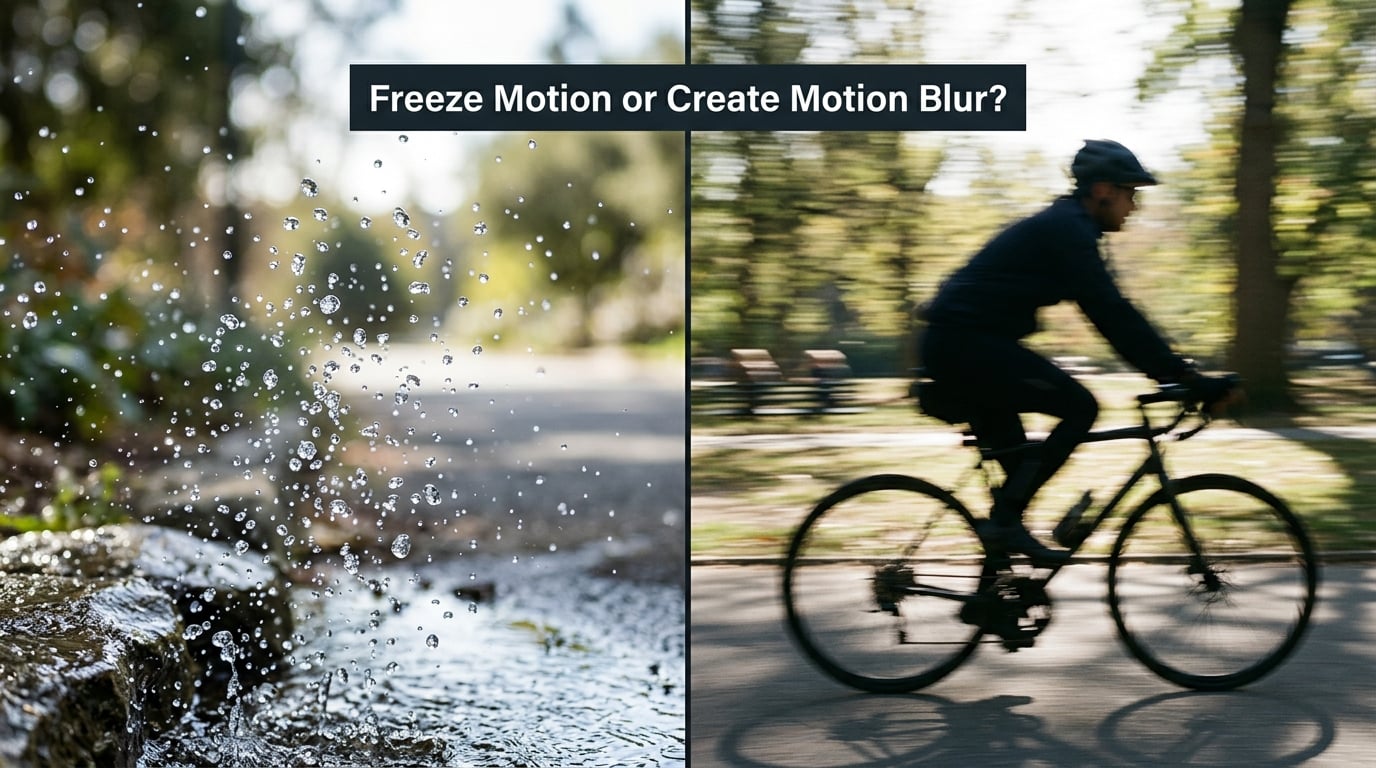 Freeze Motion or Create Motion Blur?