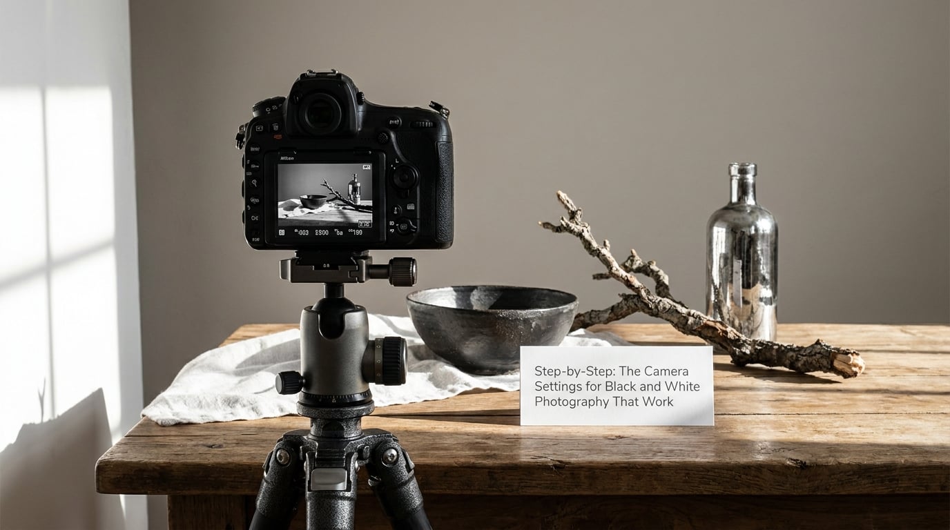 Step-by-Step: The Camera Settings for Black and White Photography That Work