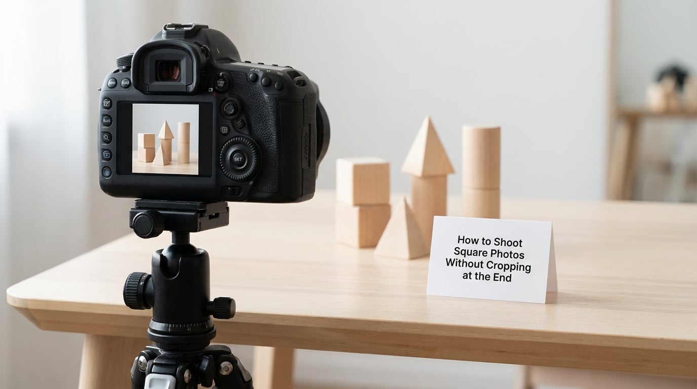 How to Shoot Square Photos Without Cropping at the End