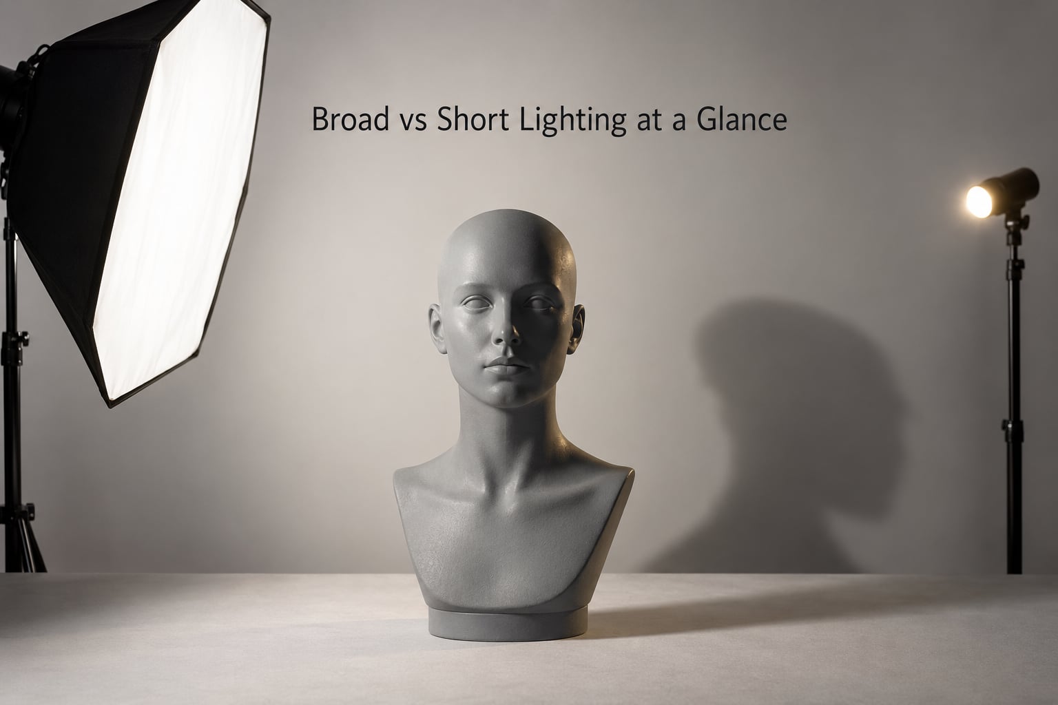 Broad vs Short Lighting at a Glance