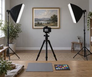 how to photograph artwork for prints