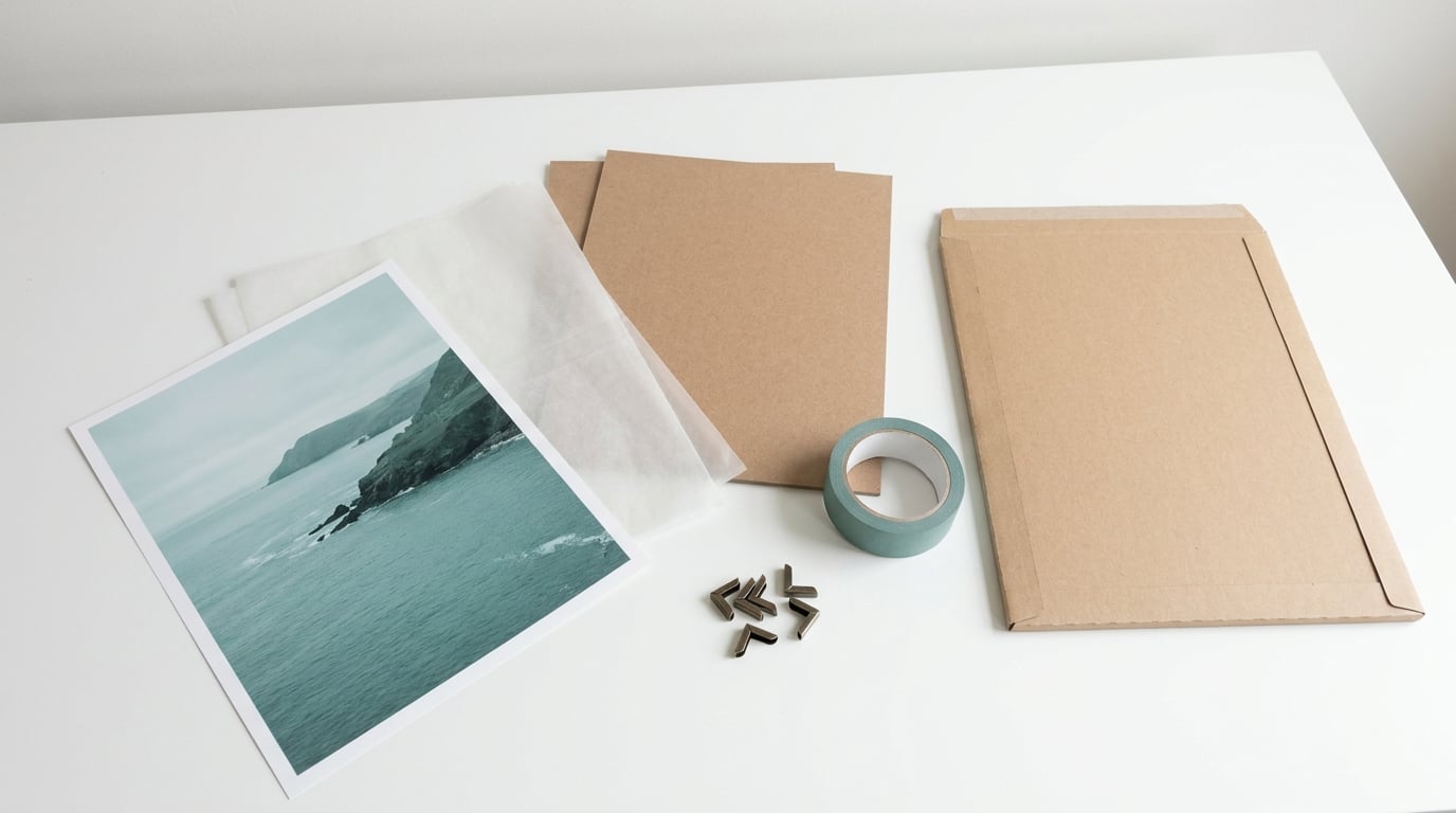 how to package prints for shipping
