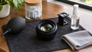 how to remove fungus from a lens