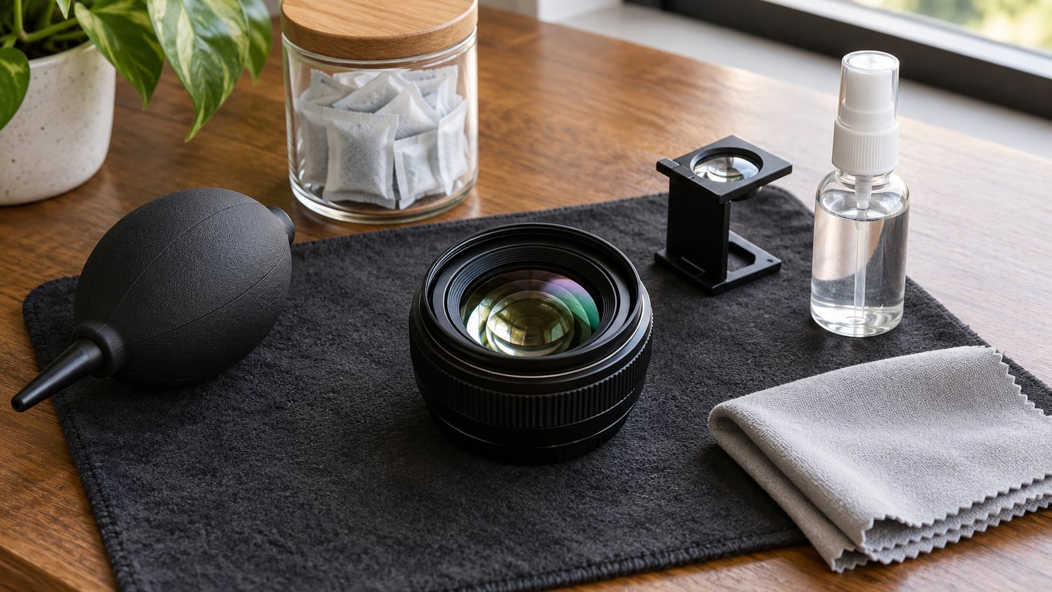 how to remove fungus from a lens