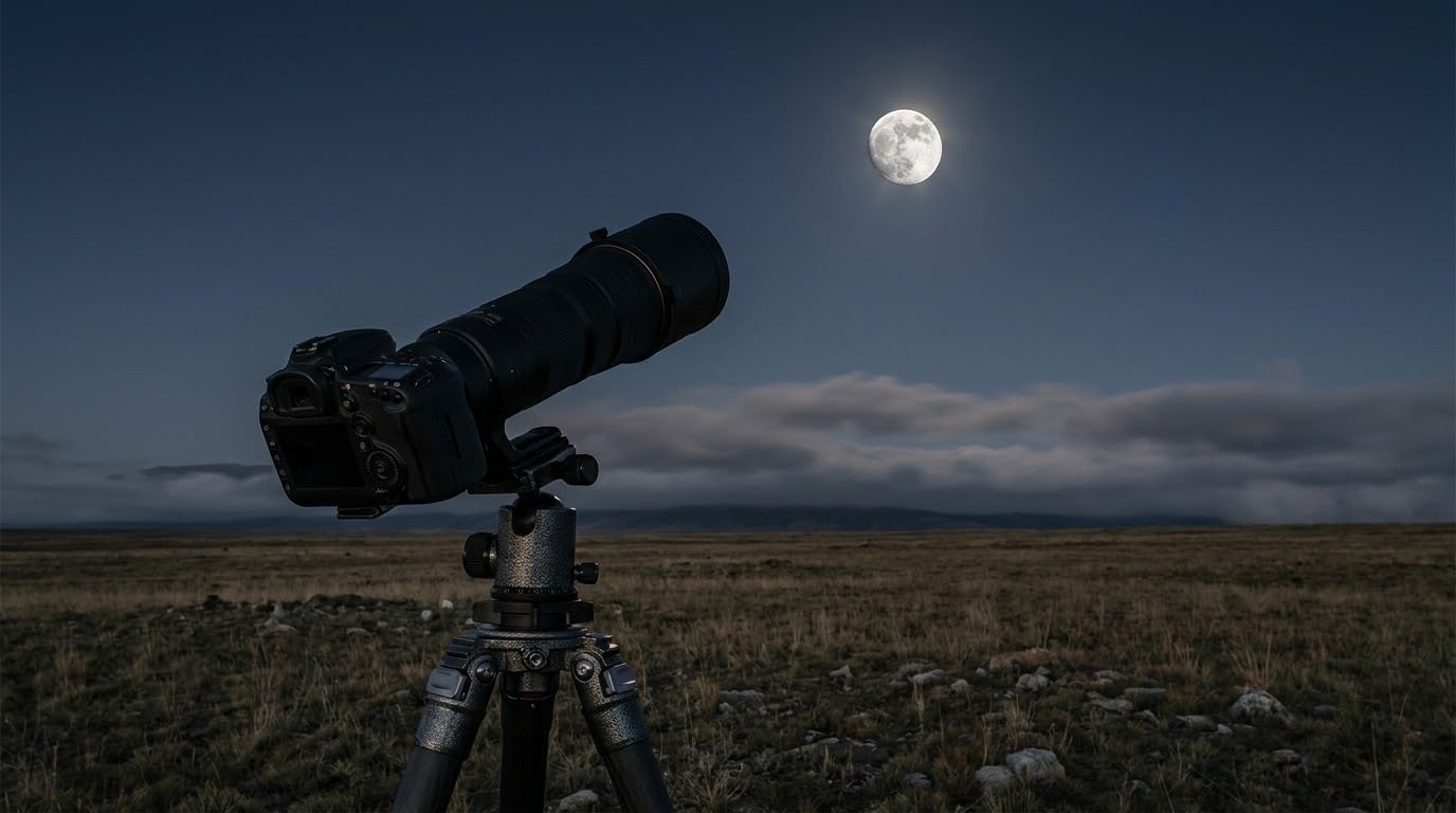 how to photograph the moon