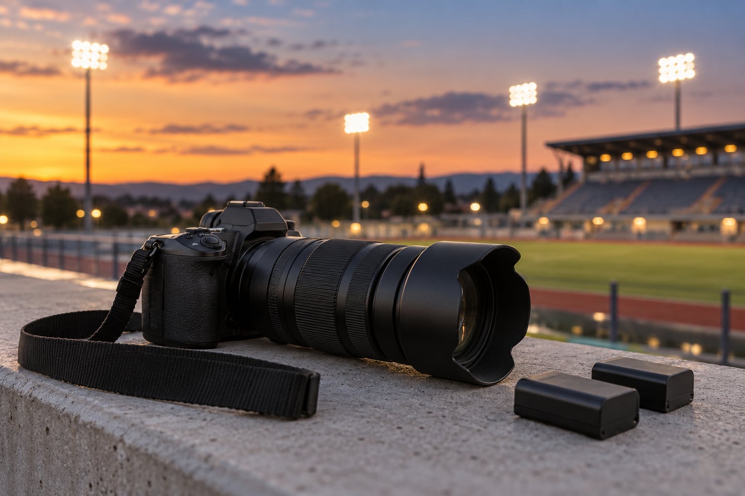 how to photograph sports action