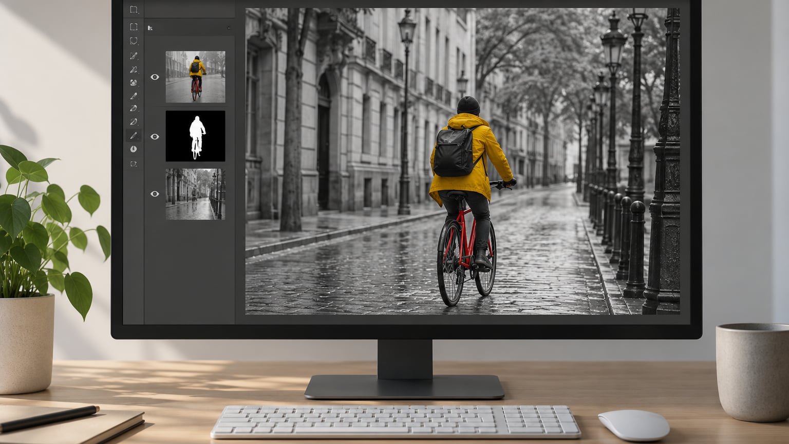 how to do a selective color effect