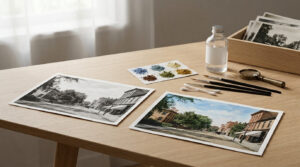 how to colorize black and white photos
