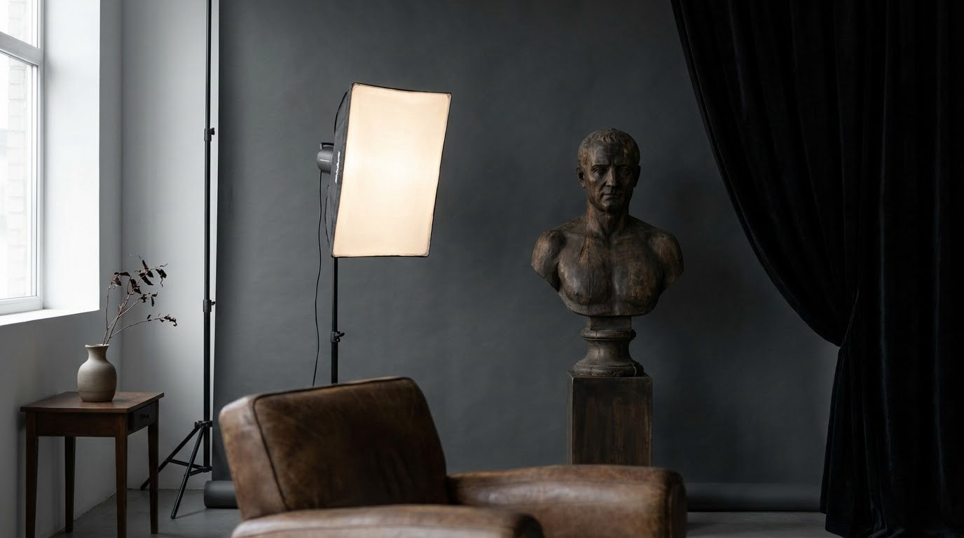 how to shoot low key portraits