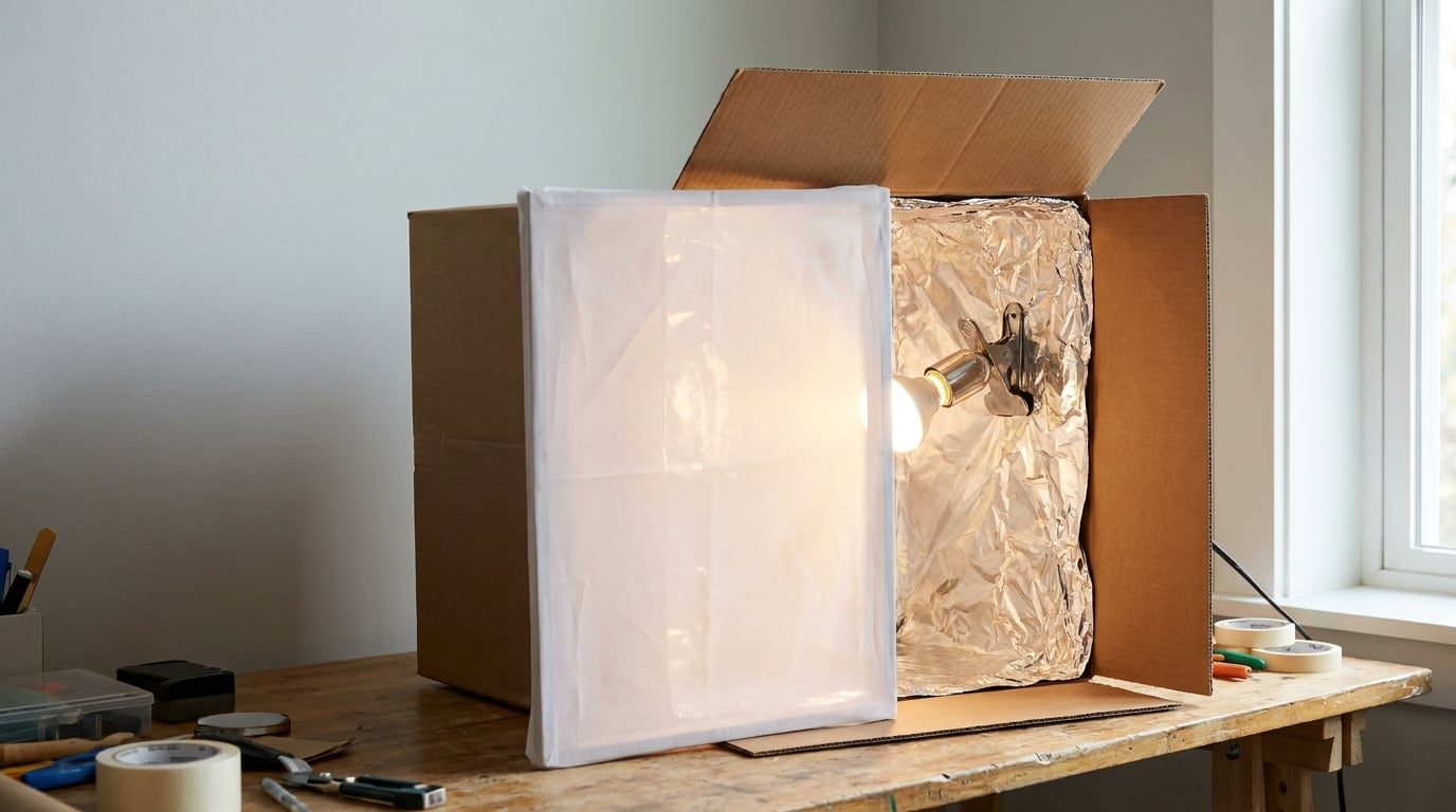 how to make a diy softbox