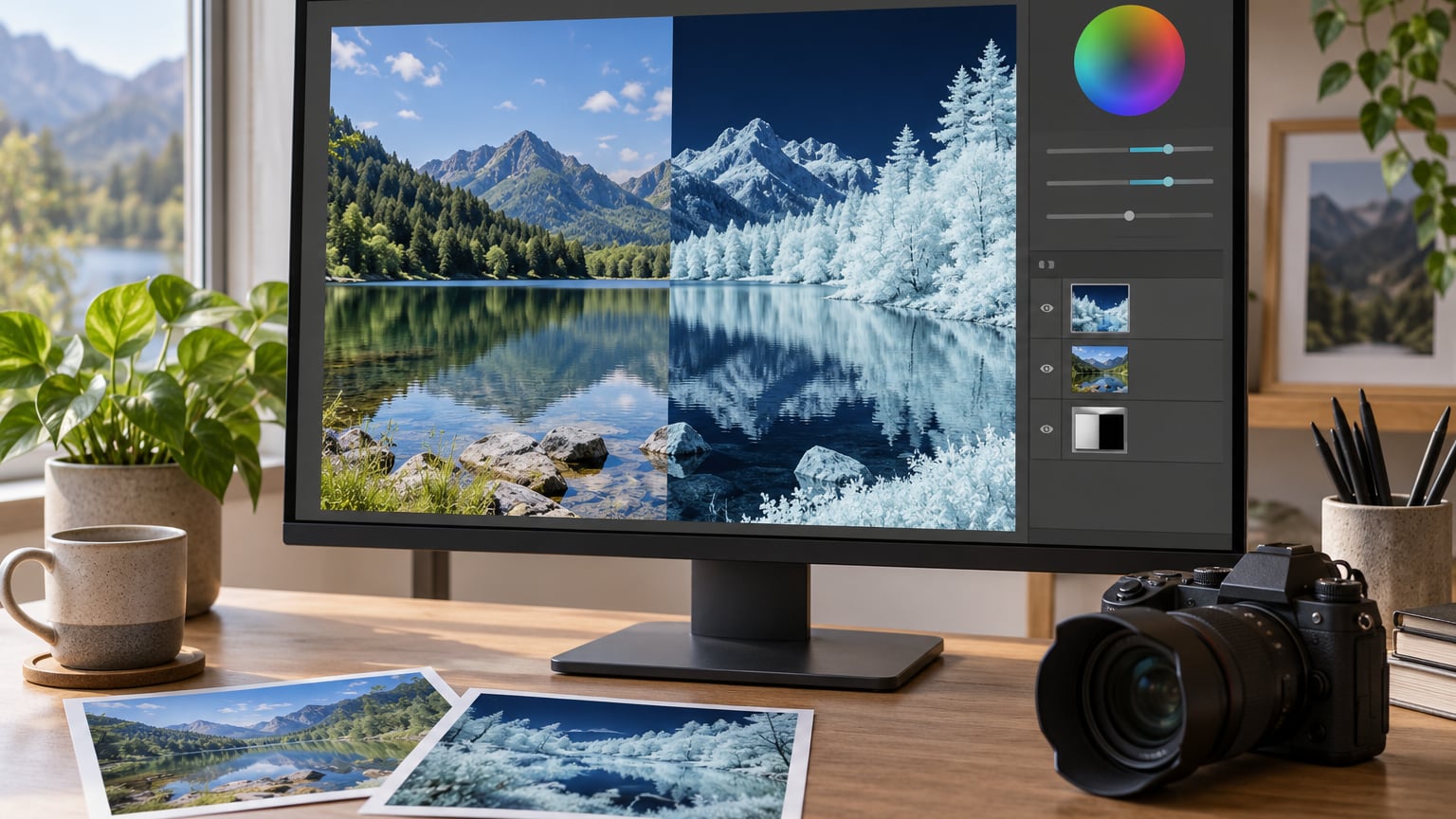 how to create an infrared photo effect