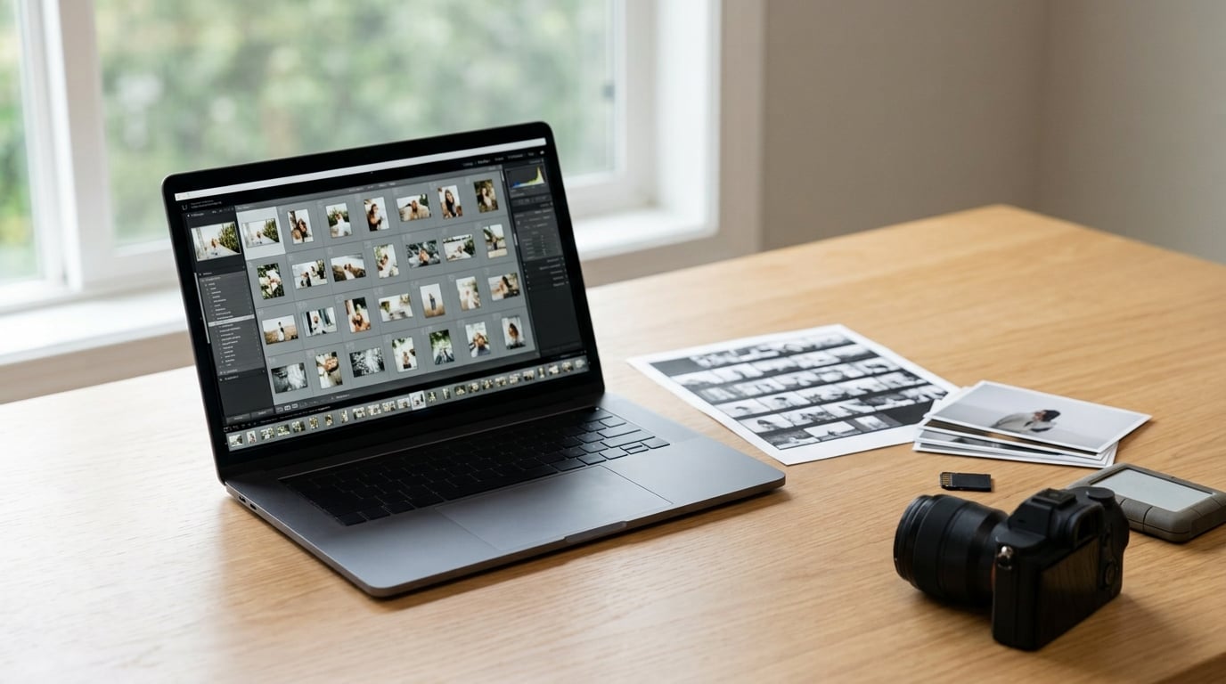 how to edit down a photo shoot