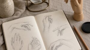 how to pose hands in portraits