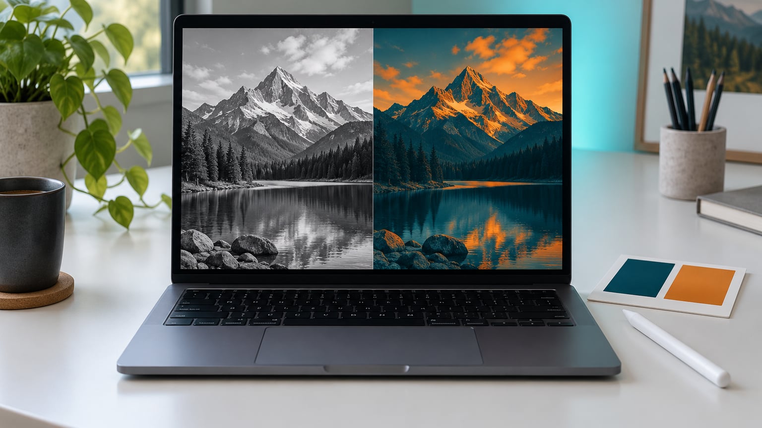 how to make a duotone image in photoshop