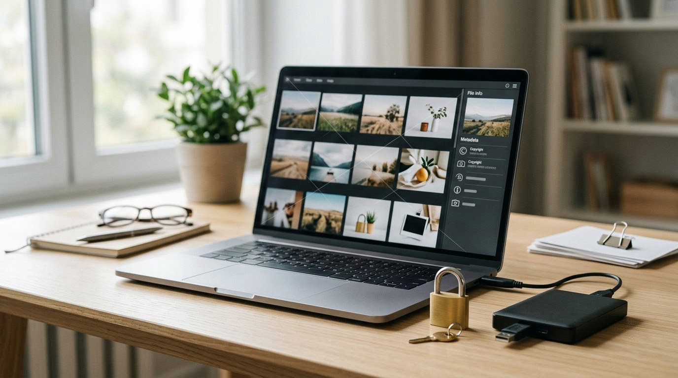 how to protect photos from being stolen online