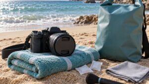 how to protect a camera at the beach