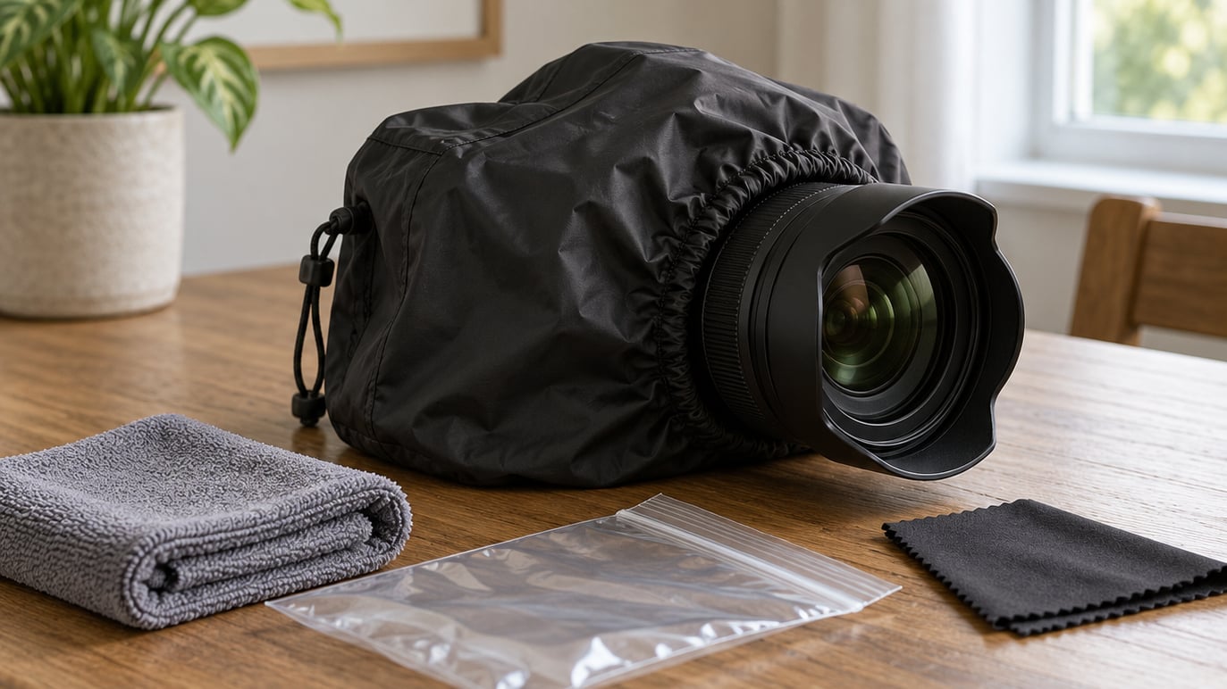 how to protect a camera from rain
