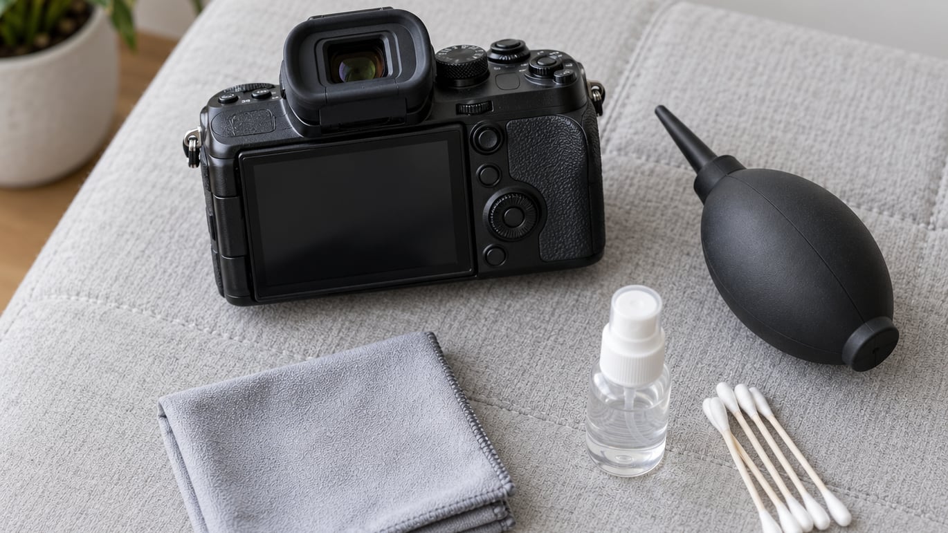 how to clean a camera viewfinder