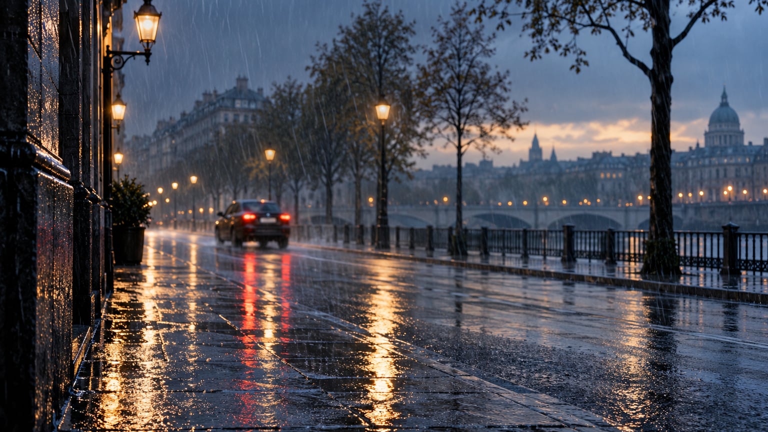 how to add rain to a photo in photoshop