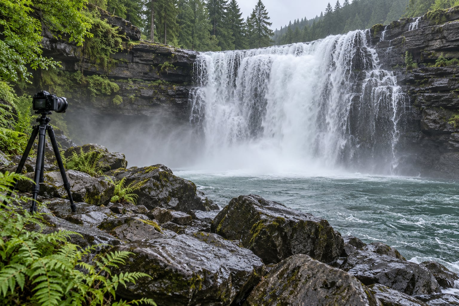 how to photograph waterfalls