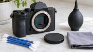 how to clean a camera sensor
