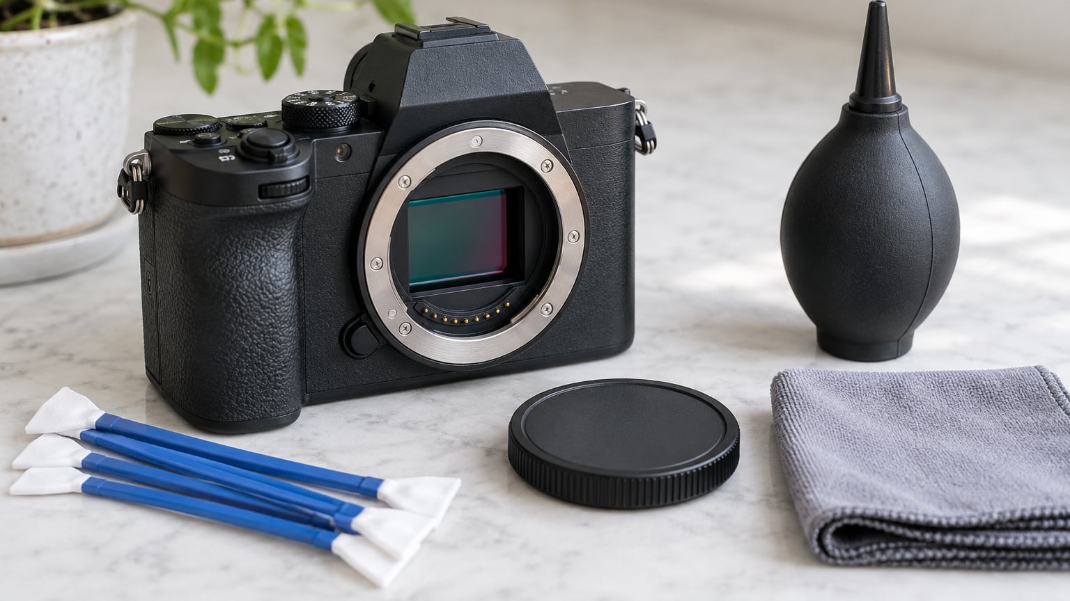 how to clean a camera sensor